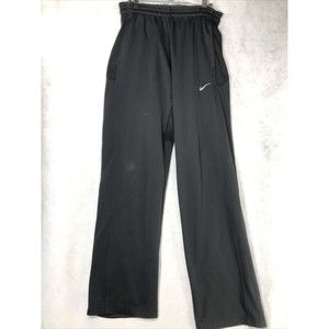 Nike Mens Swoosh Joggers Track Sweatpants Pants Size Medium Black